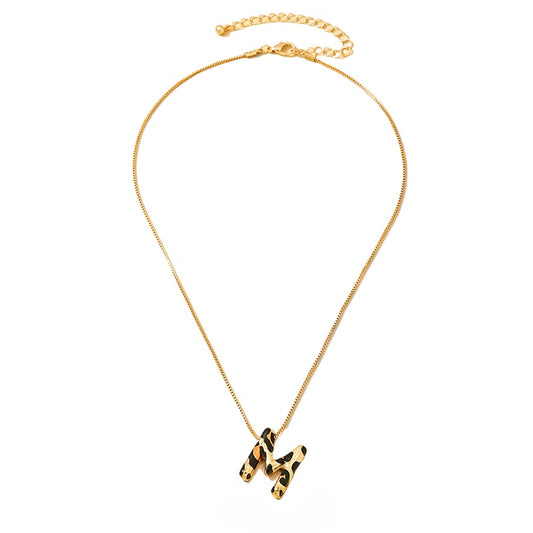 Planderful Vienna Verve Necklace – Fashionable Leopard Print Design