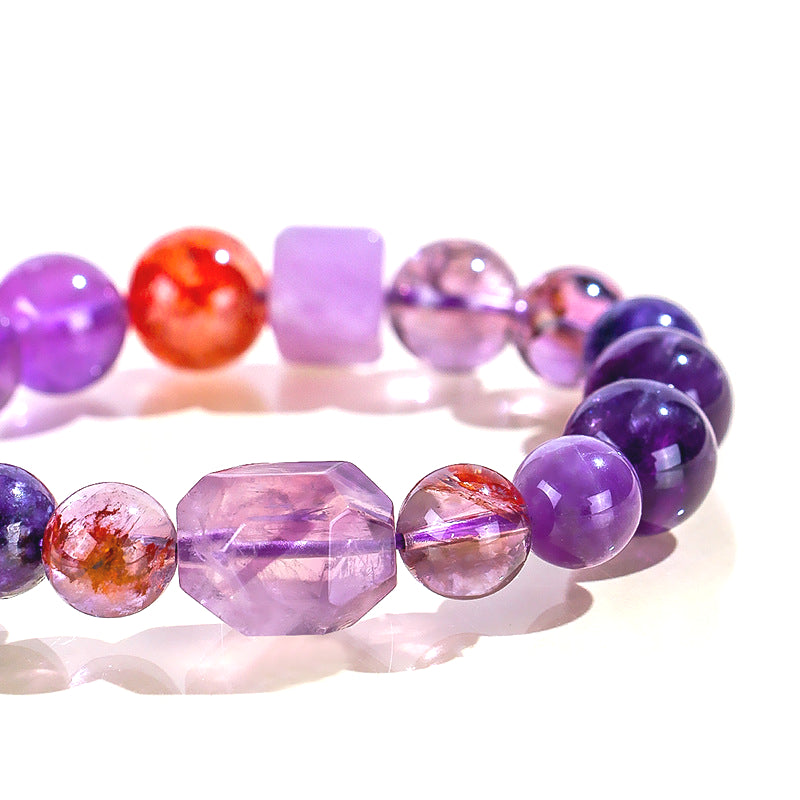 Planderful Fortune's Favor Bracelet – Elegant Multi-Treasure Amethyst Design