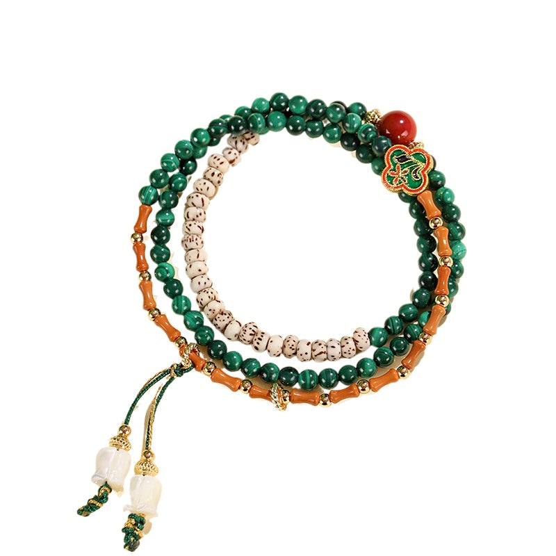 Planderful Fortune's Favor Bracelet – Elegant Gemstone and Pearl Design