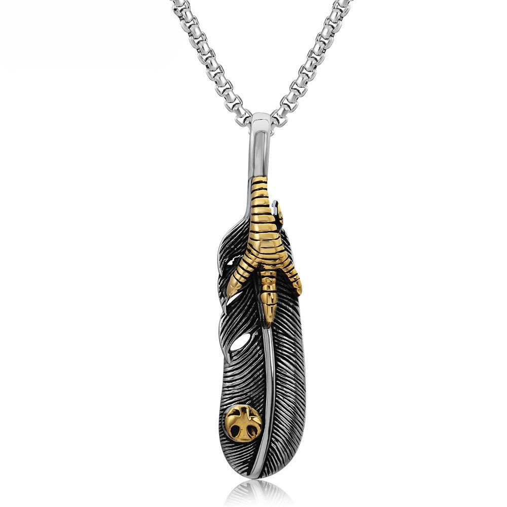 Planderful Titanium Steel Unisex Pendant Necklace With Protective Statement For Men And Women Everyday Genie Collection