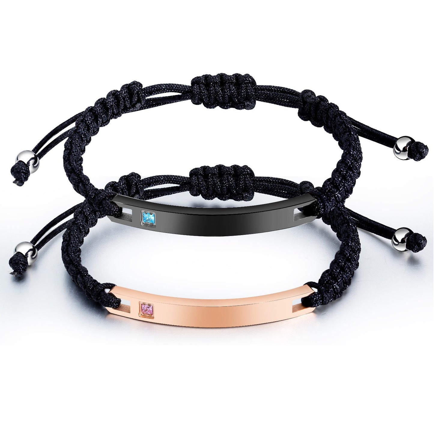 Planderful Everyday Genie Titanium Steel Couple Bracelet for Women Stylish Daily Jewelry