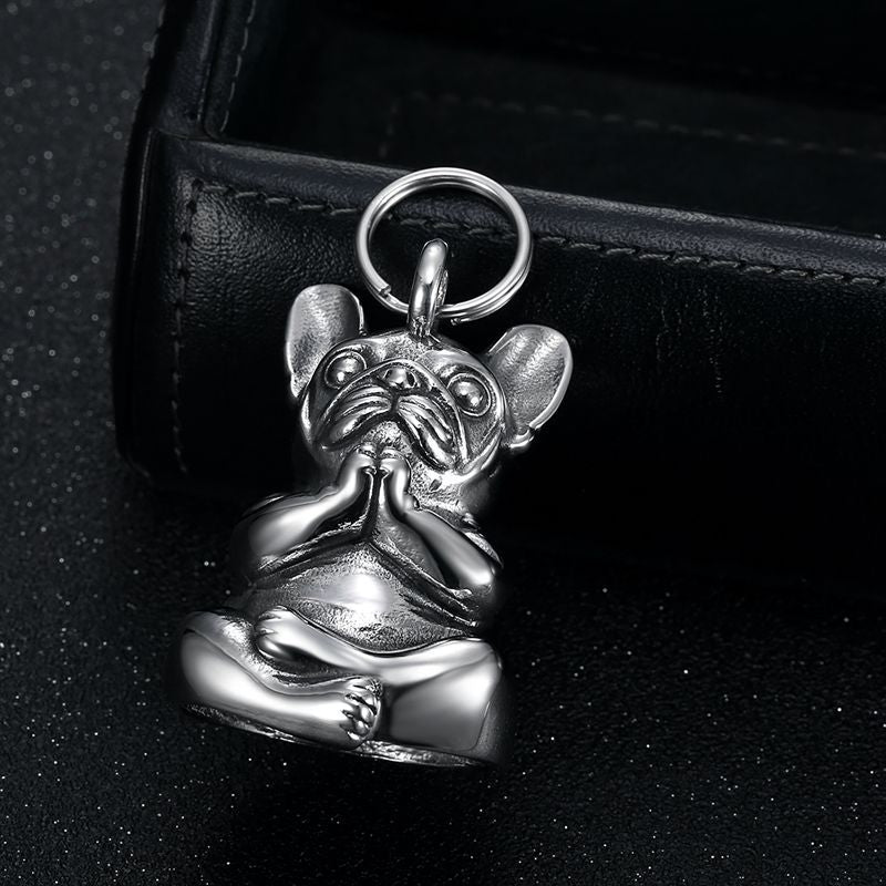 Punk Locomotive Stainless Steel Pendant Necklace