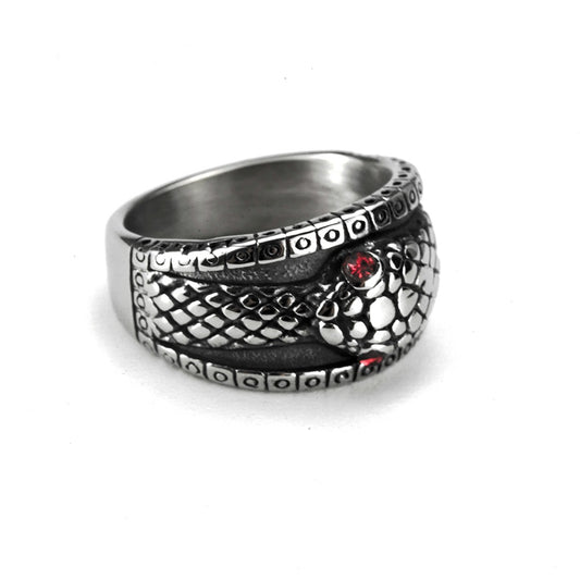European And American Personalized Ring, Snake Design For Men
