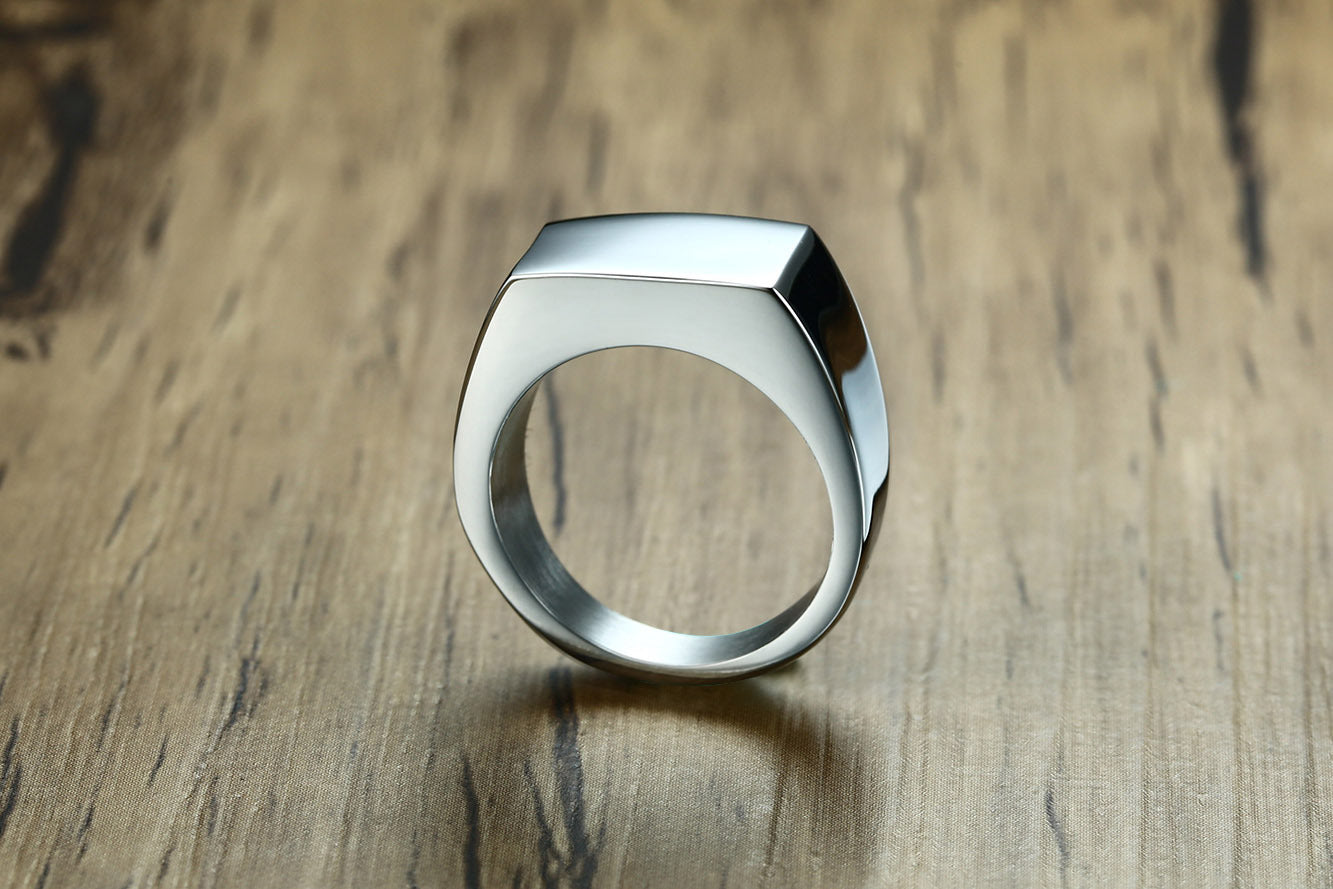 New Product Launch Stainless Steel Simple Casting Ring