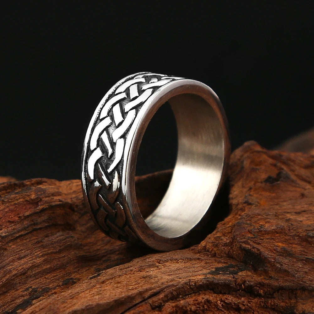 Punk Viking Stainless Steel Men's Ring