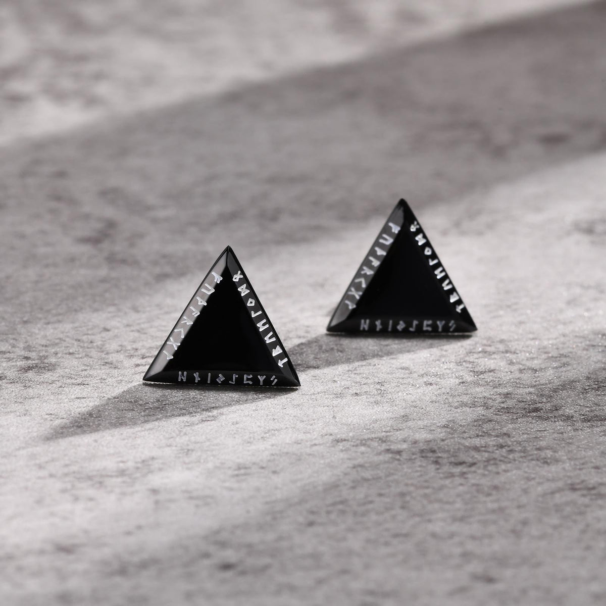 Stainless Steel Viking Earrings