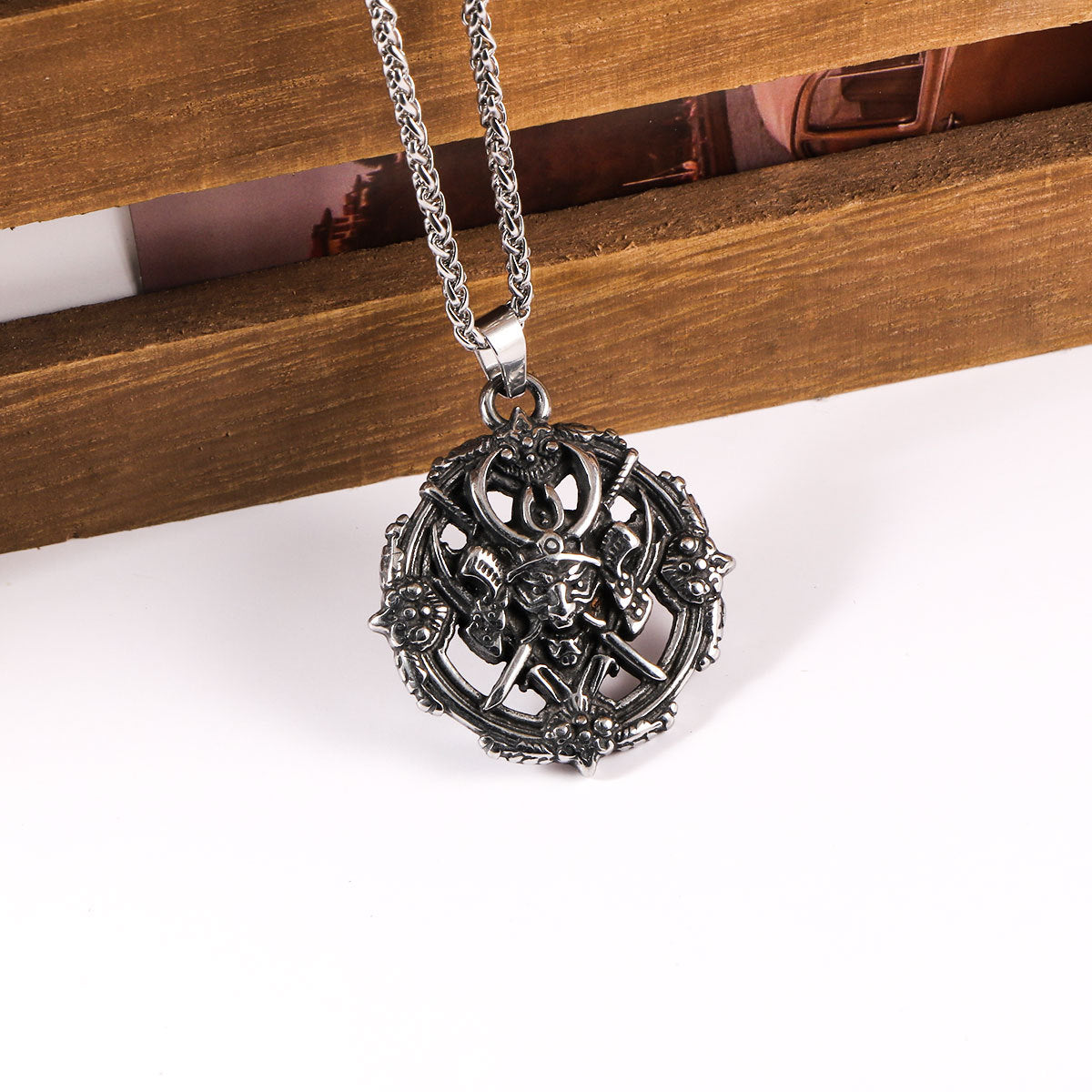 Darth Vader Cast Men's Necklace Pendant – Disco Punk Stainless Steel Pendant