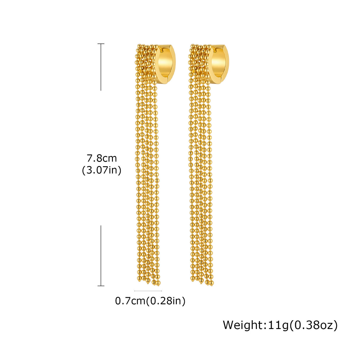 Modern Stainless Steel Earrings