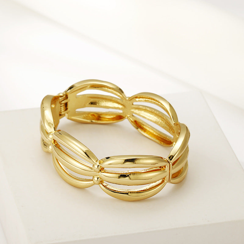 Vienna Verve Hollowed Out Bracelet - Fashion Hand Jewelry by Planderful