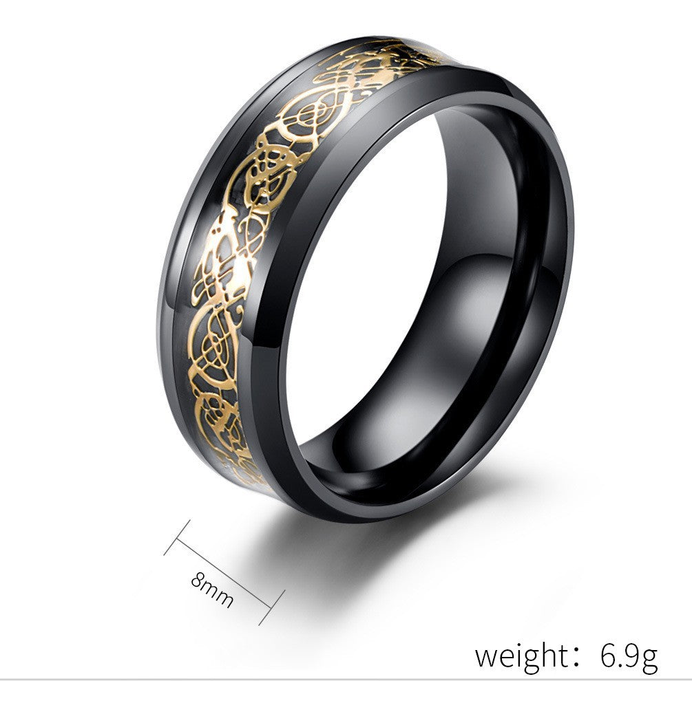 Planderful Titanium Steel Ring For Men And Women Durable Versatile Hip Hop Style Everyday Genie