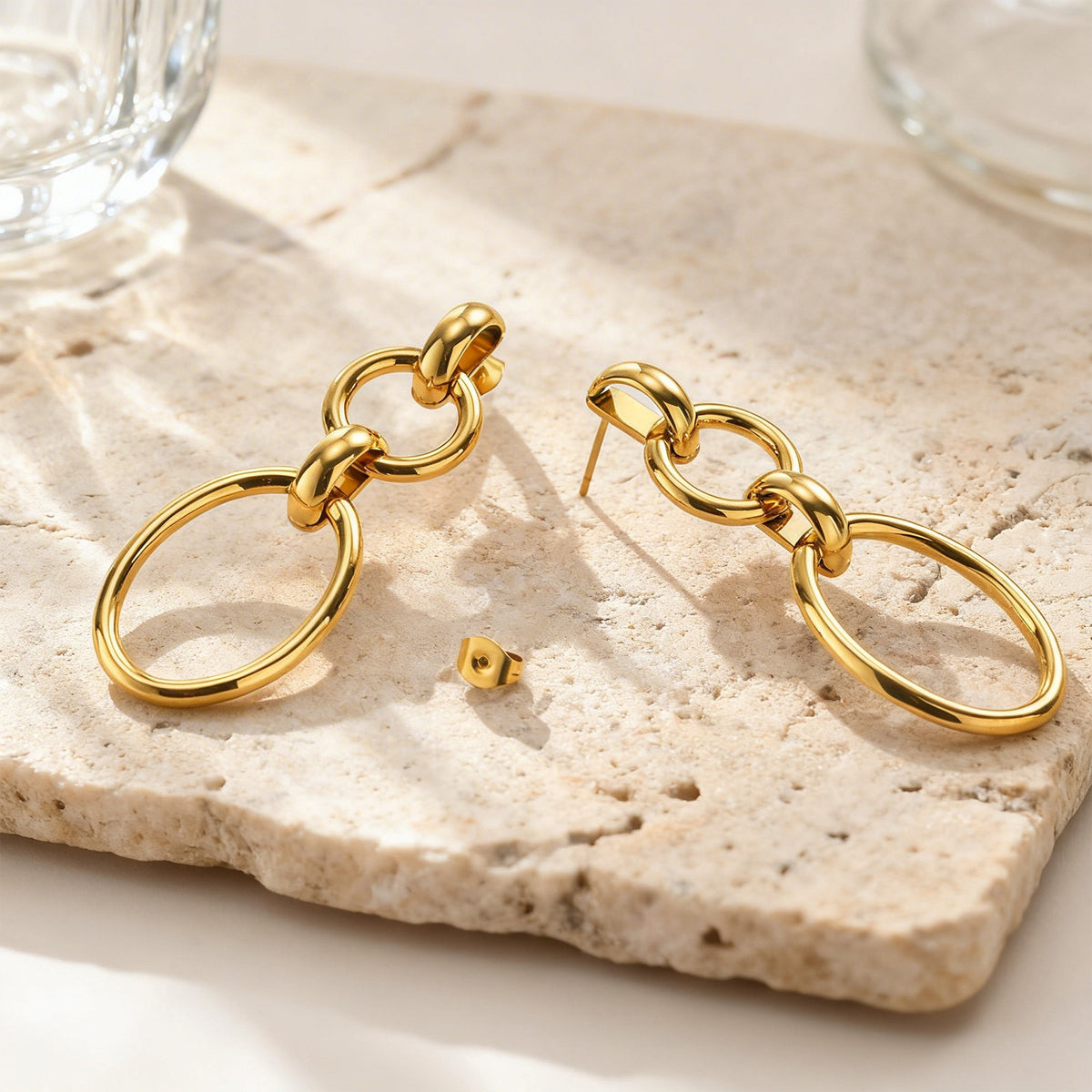 Modern Stainless Steel Earrings