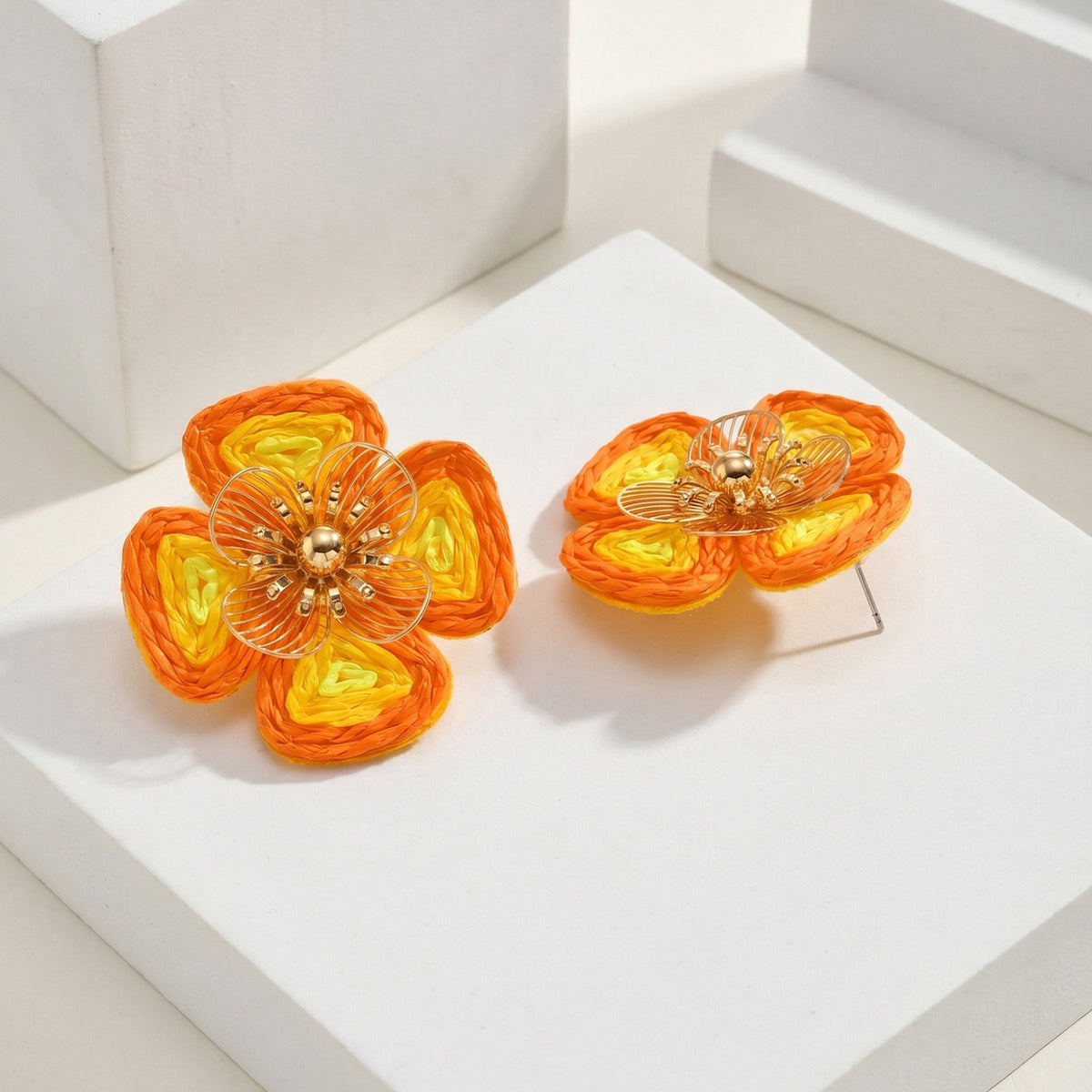 Floral Cat Earrings