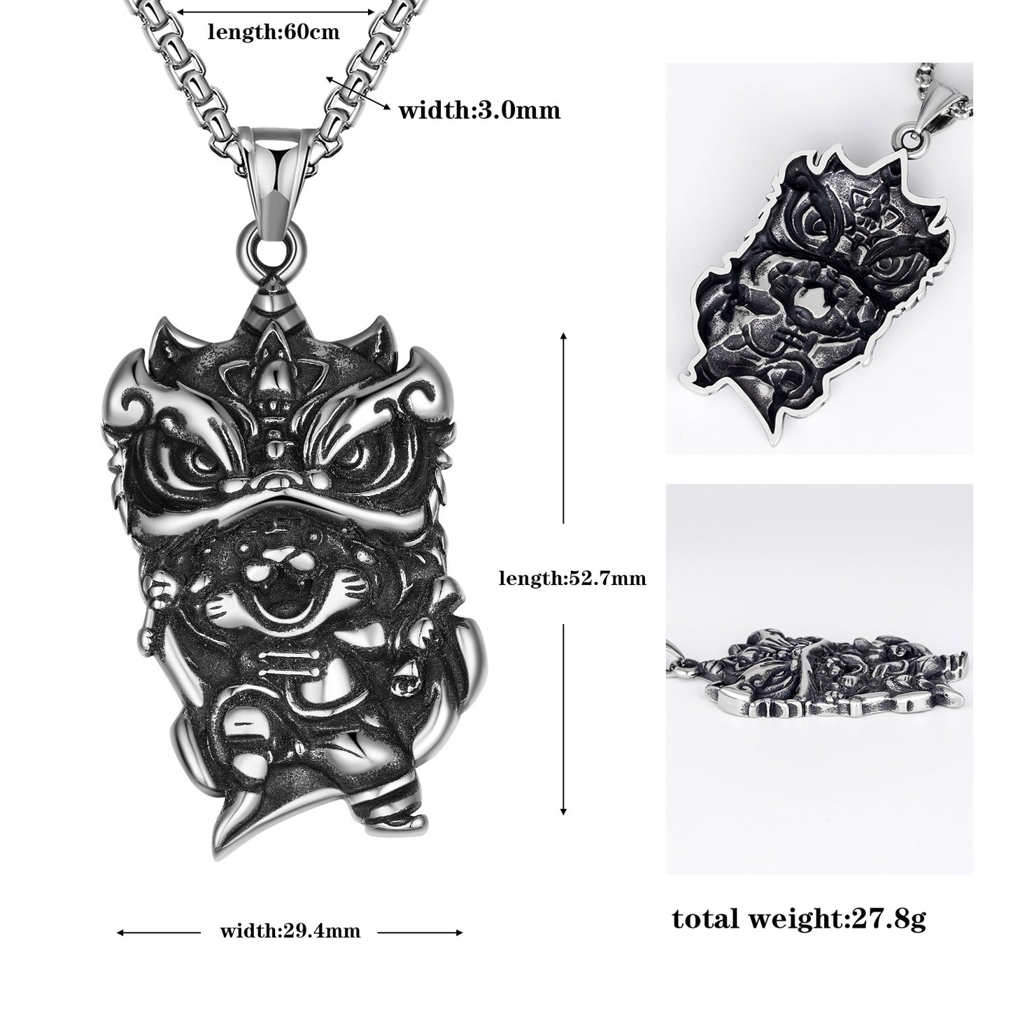 Titanium Steel Necklace - Statement Men's Hip Hop Style
