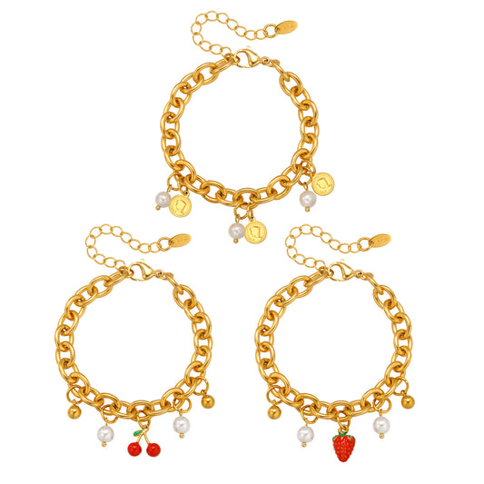Pearl Stainless Steel Bracelet