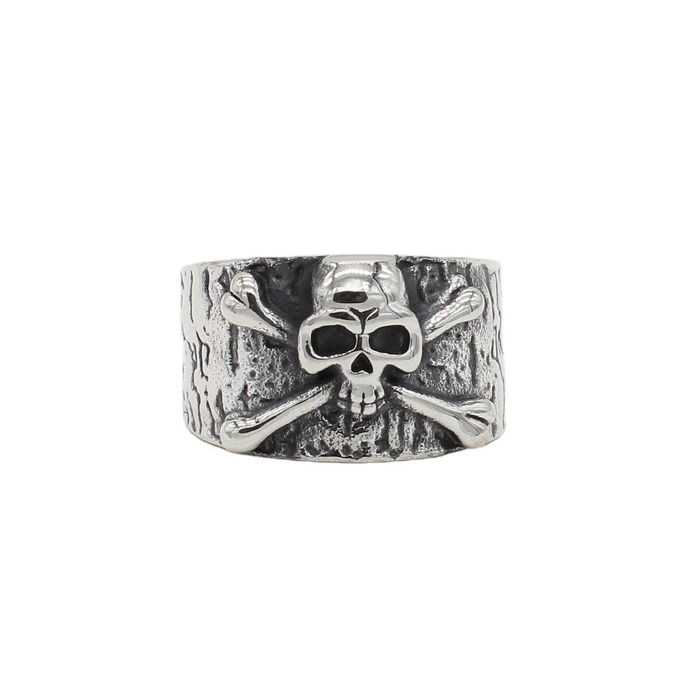 Titanium Steel Skull Ring
