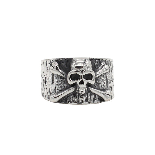Titanium Steel Skull Ring