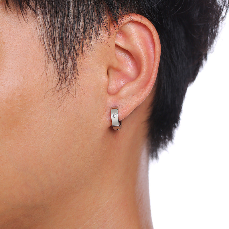 Stainless Steel Earrings — Singles or Blue Pair