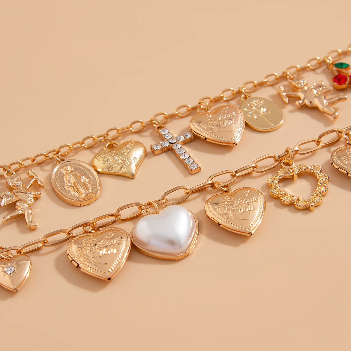 Planderful Vienna Verve Necklace – Elegant Imitation Pearl Fringe Design