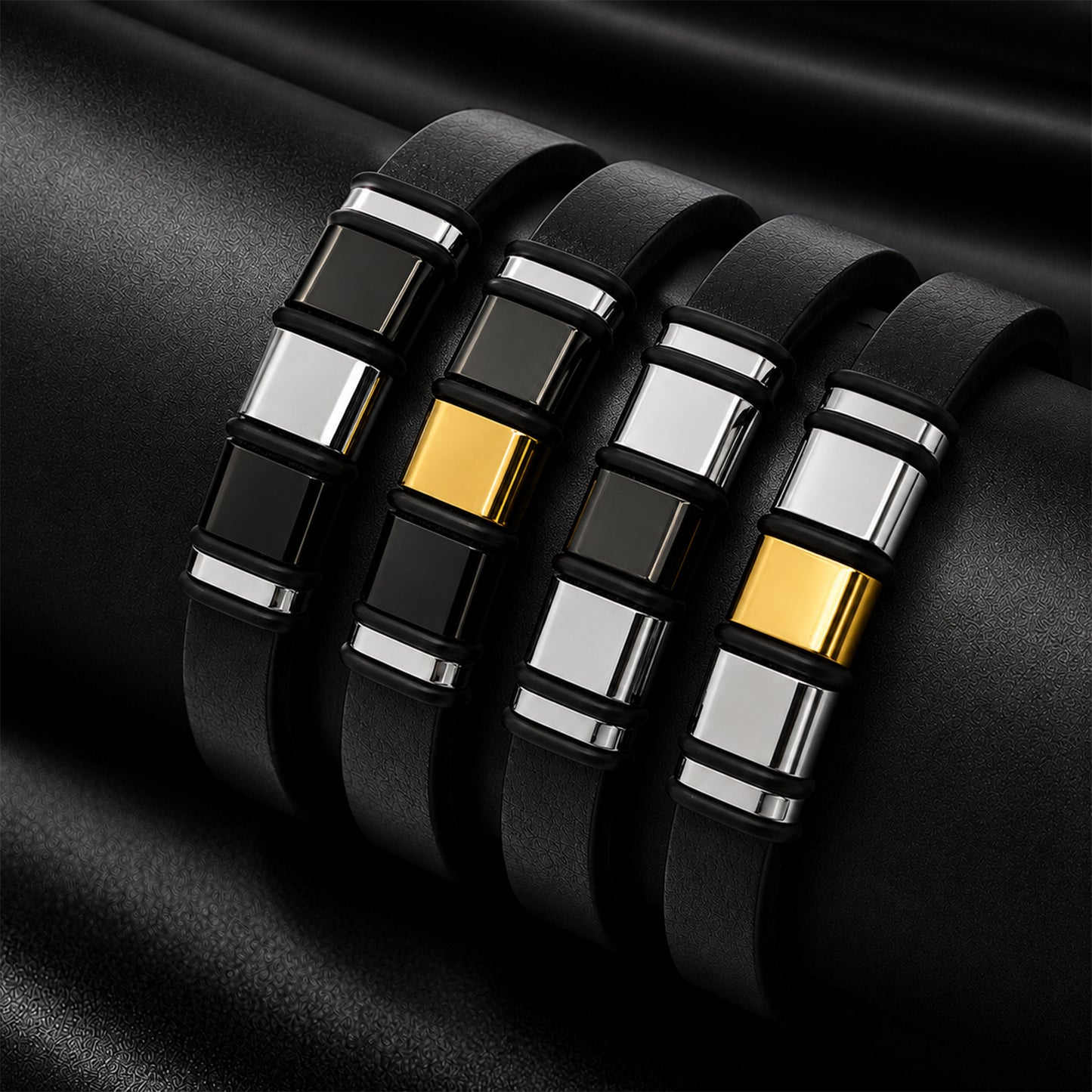 Stainless Steel Bamboo Bracelet Premium Durable Unisex Accessory By Planderful Everyday Genie