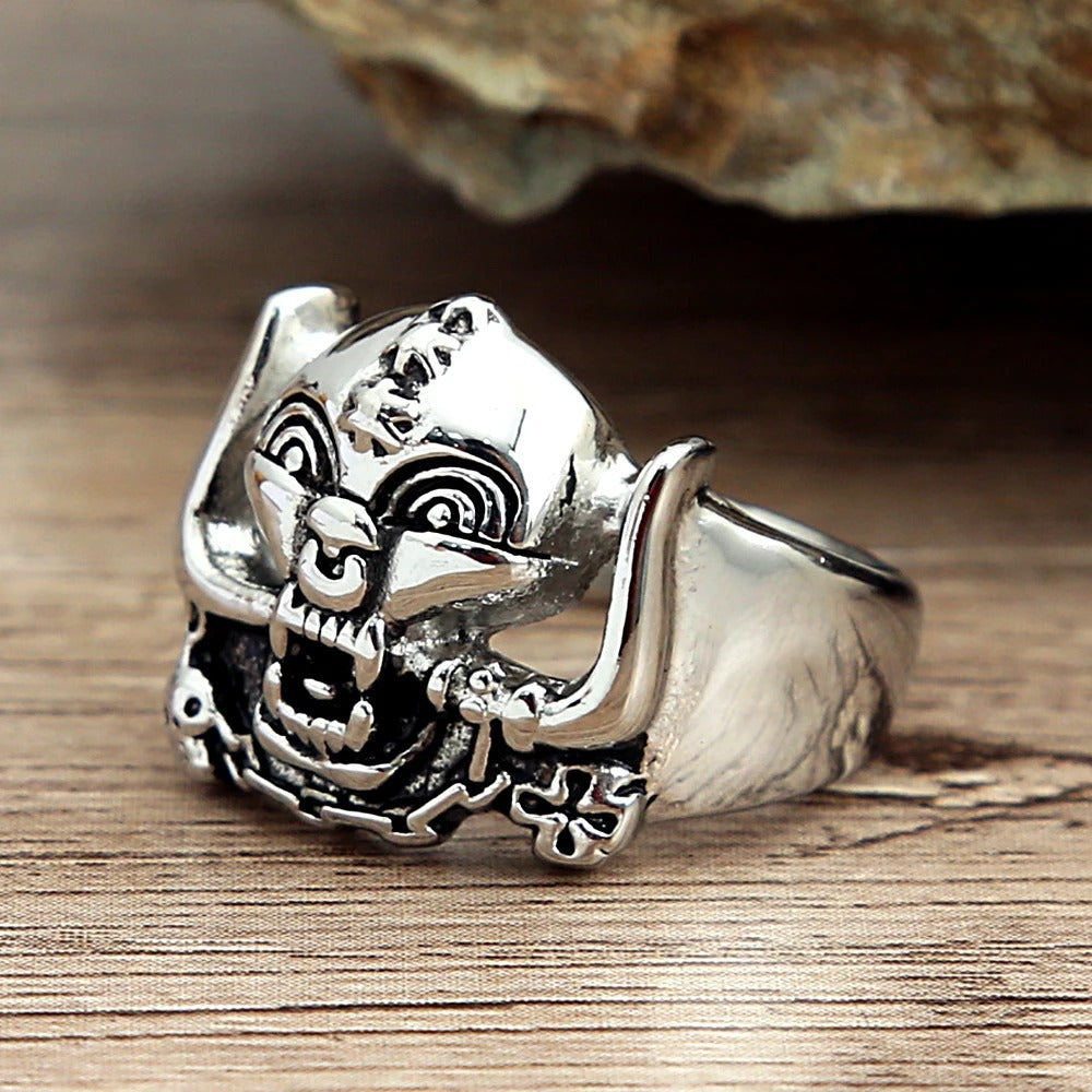 Vintage Skull Stainless Steel Men's Ring