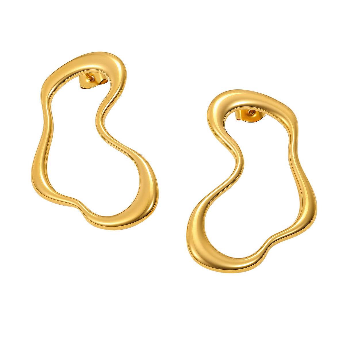 Modern Stainless Steel Earrings — Multiple Styles