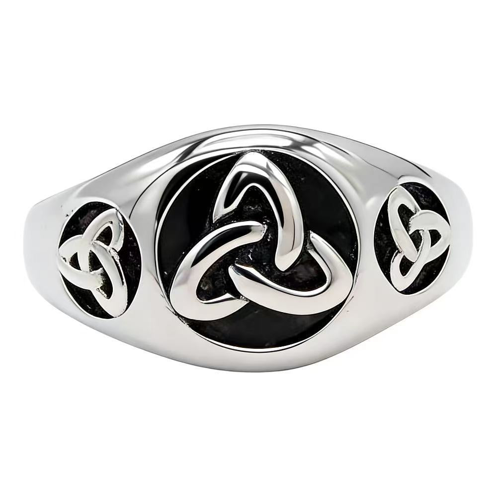 Nordic Viking Totem Ring Unisex Protection Ring Planderful Everyday Genie Collection