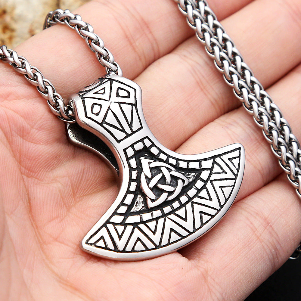 Punk Viking Stainless Steel Men's Pendant Necklace