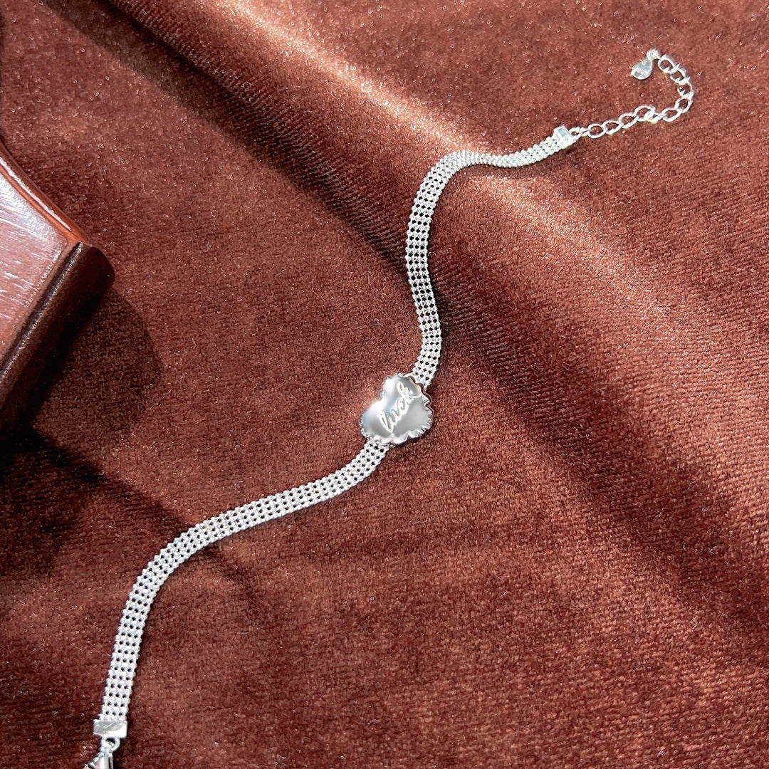 Planderful Everyday Genie Bracelet – Elegant Multi-Layer Silver Design