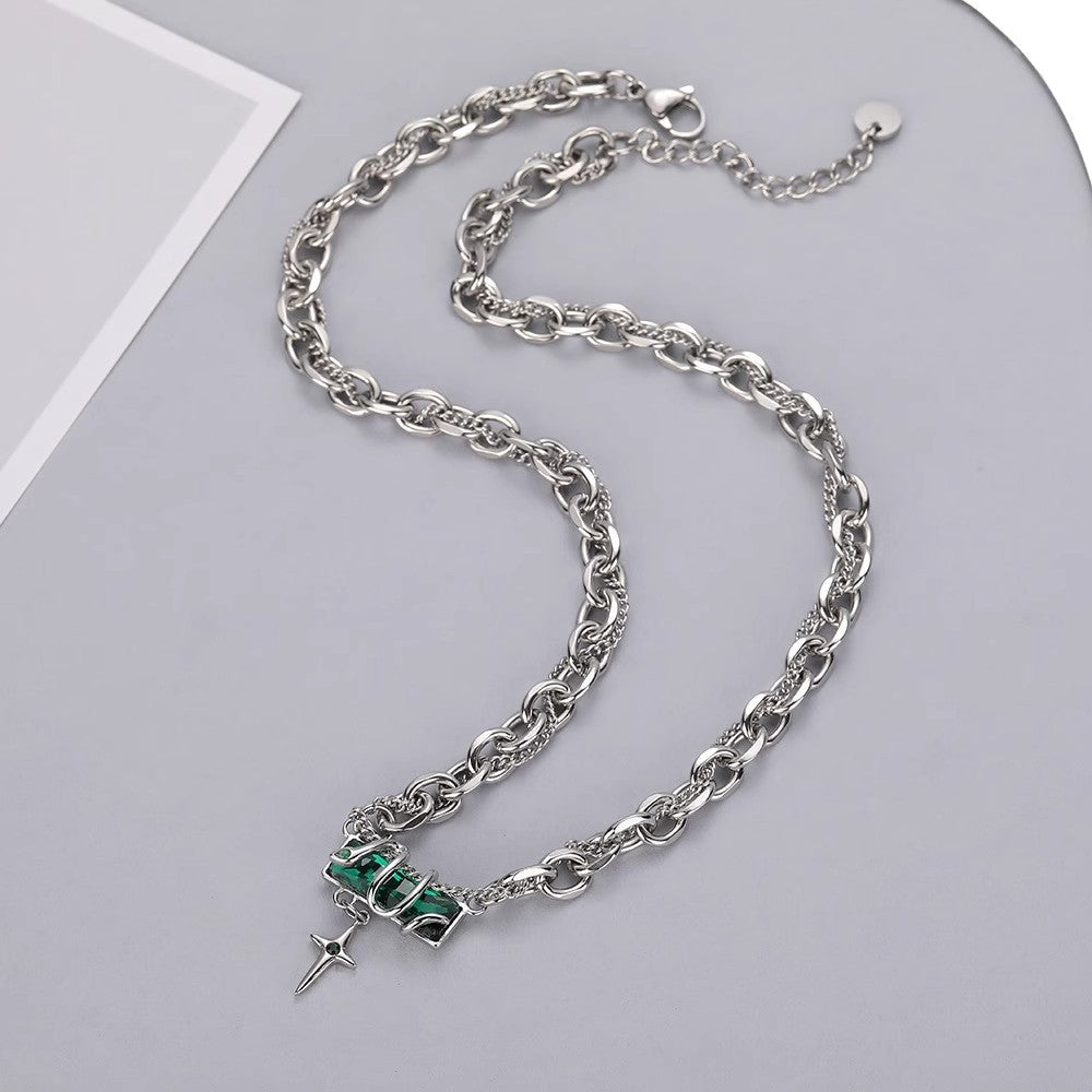 Planderful Jewelry Stainless Steel Snake Necklace For Men