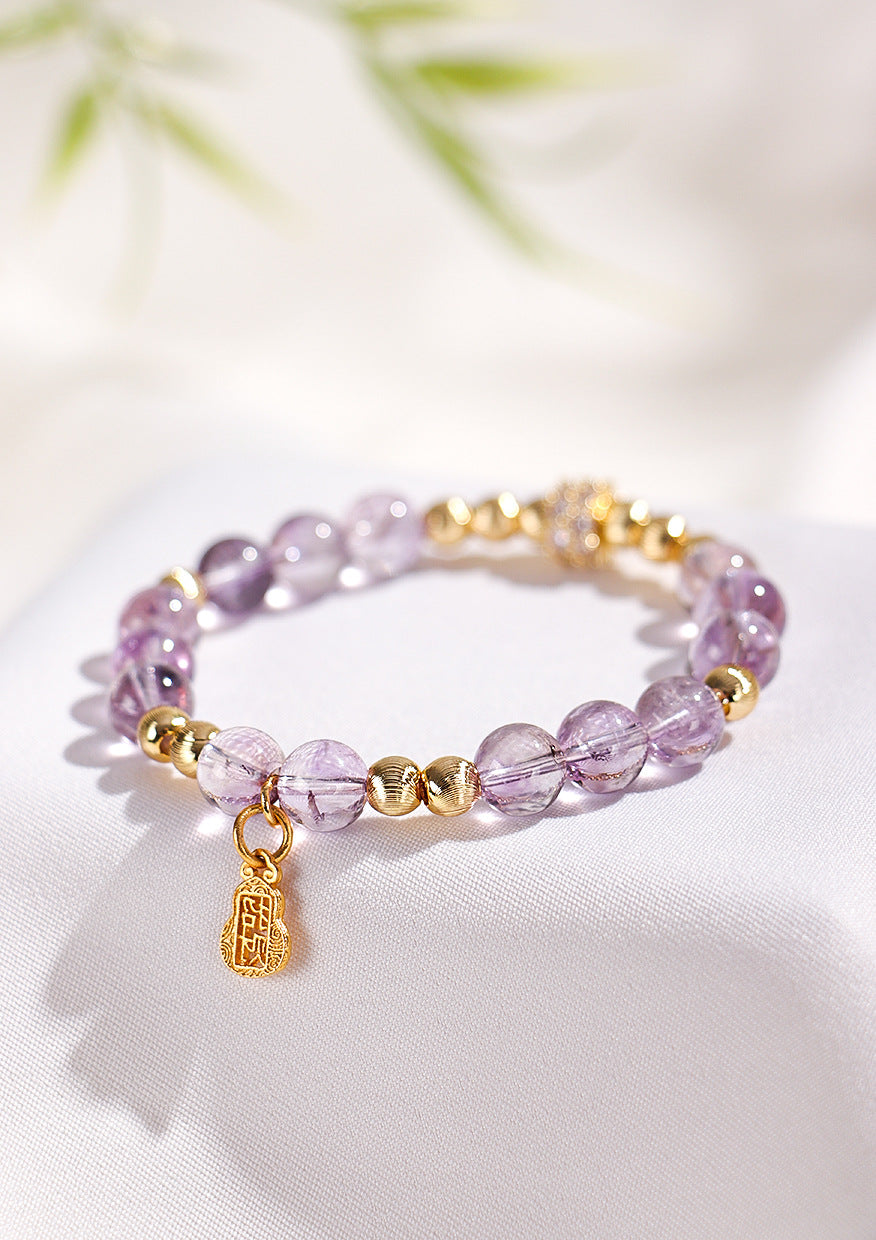 Planderful Fortune's Favor Amethyst Bracelet – High-End Fashion Statement