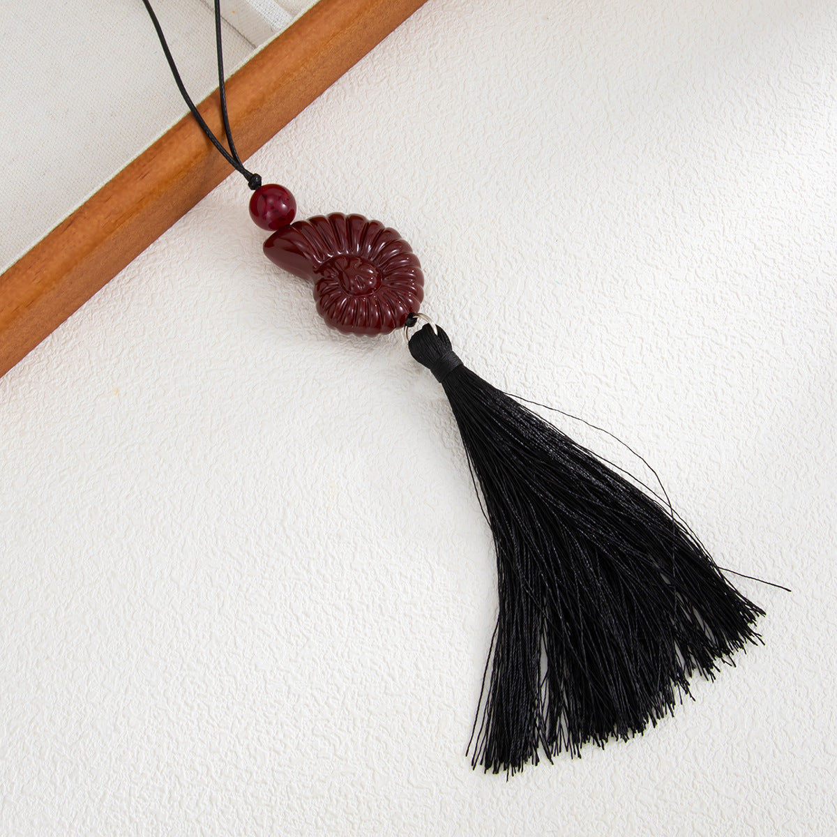 Adjustable Shell & Conch Fringe Necklace