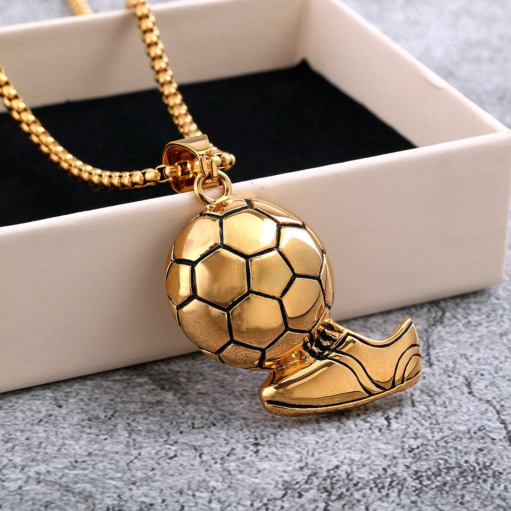 Vintage Stainless Steel Men's Pendant Necklace