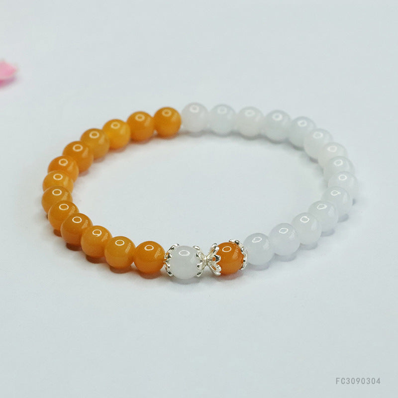 Jadeite Round Bead Style 6 Bracelet