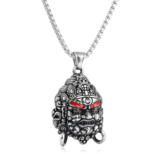 European And American Stainless Steel Lion Pendant Necklace