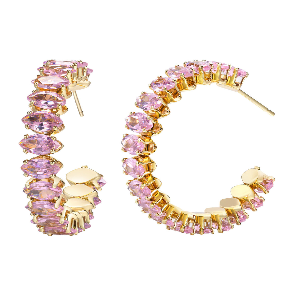 Zircon Geometric Earrings
