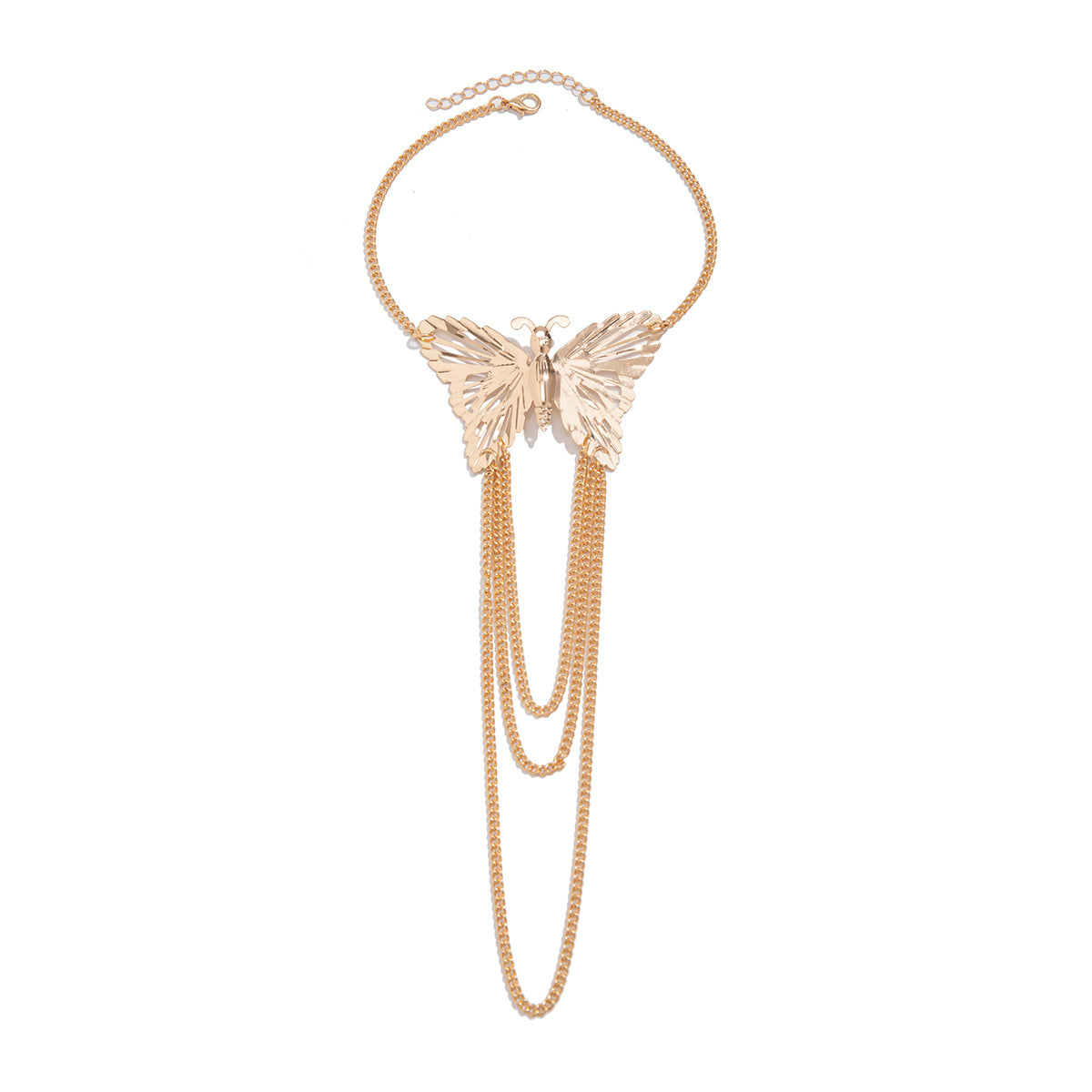 Butterfly Arm Bracelet Leg Chain - Exaggerated Punk Tassel Jewelry - European & American Style