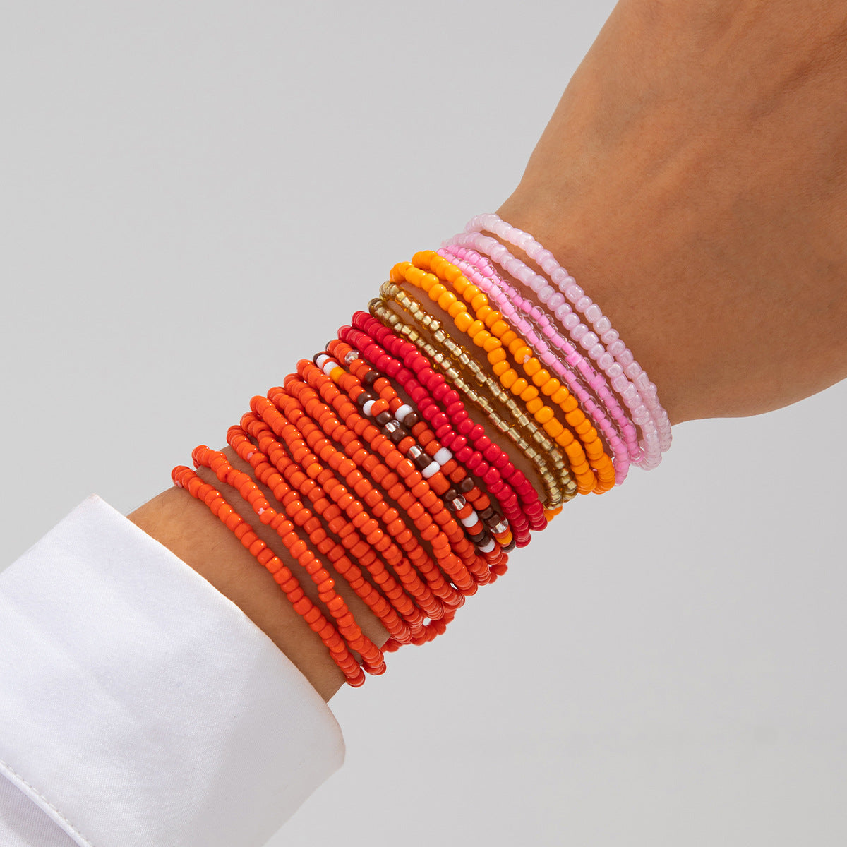 Planderful Vienna Verve Bracelet – Vibrant Multi-Layer Beaded Design