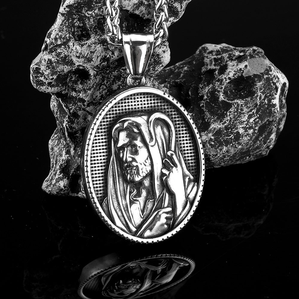 Vintage Men's Jewelry Order of St. Christopher Necklace