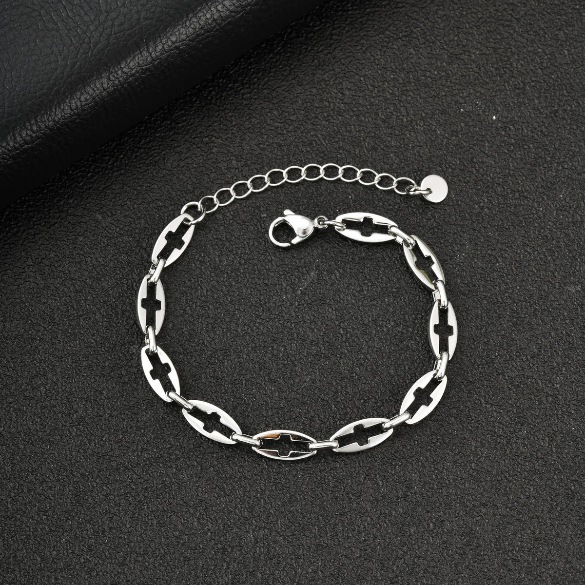 Cross Stainless Steel Bracelet