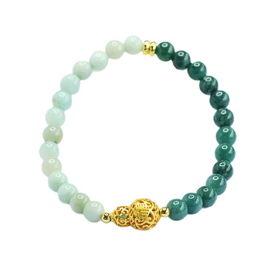 Jadeite Gourd 5~6 mm Beaded Bracelet