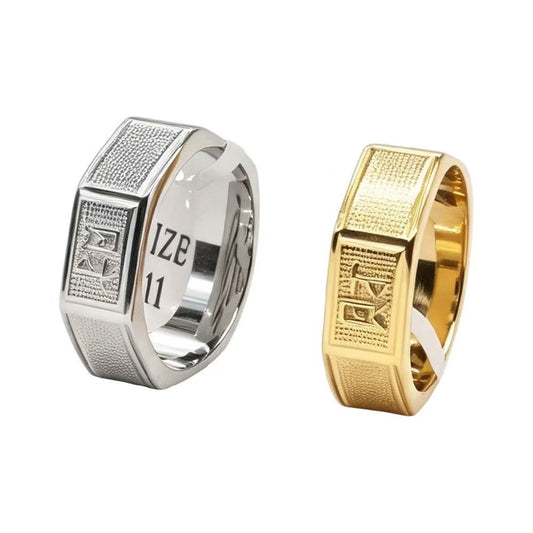 Chinese Character Titanium Steel Ring