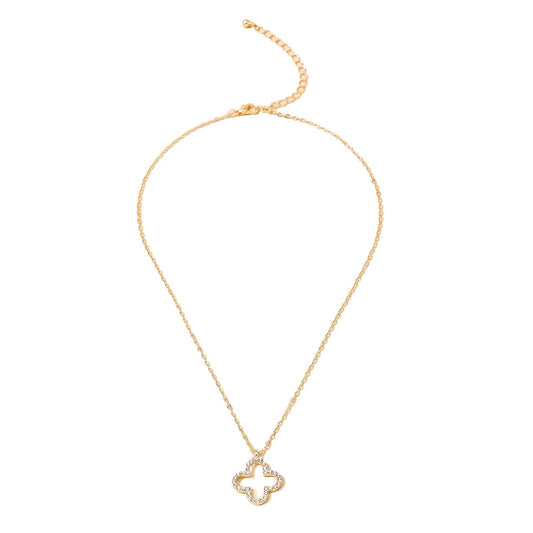 Four Leaf Clover Necklace Set - Vienna Verve Collection