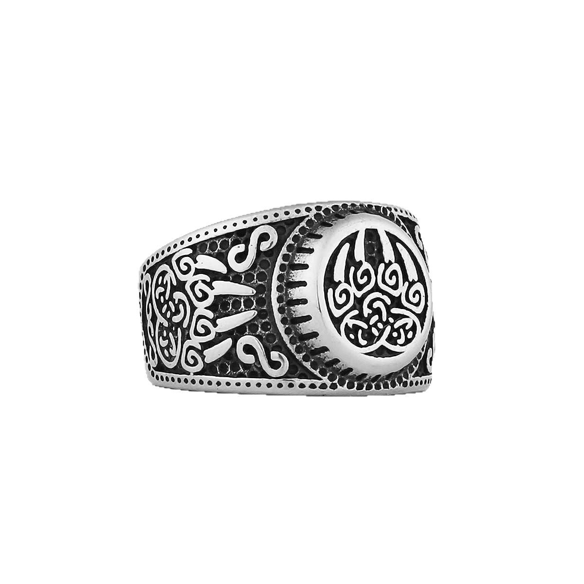 Vintage Viking Stainless Steel Men's Ring