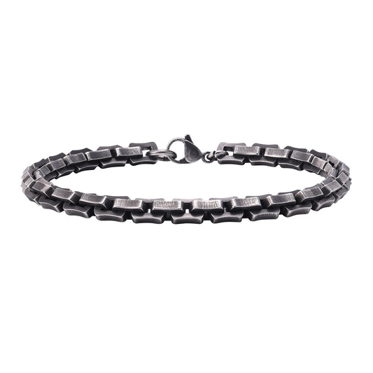 Stainless Steel Handmade Chain Retro Hip Hop Men's Bracelet