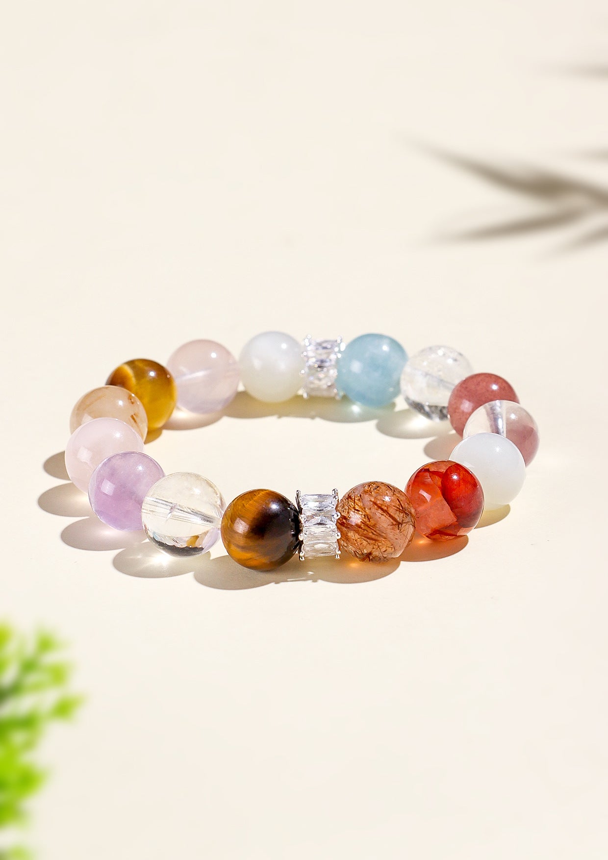 Planderful Fortune's Favor Bracelet – Elegant Crystal Beaded Design