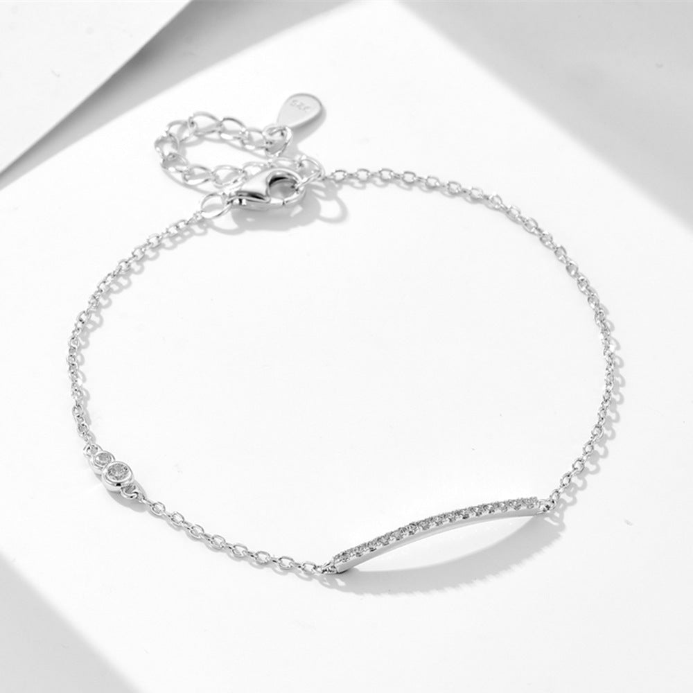 S925 Sterling Silver Bracelet Chain And Silver