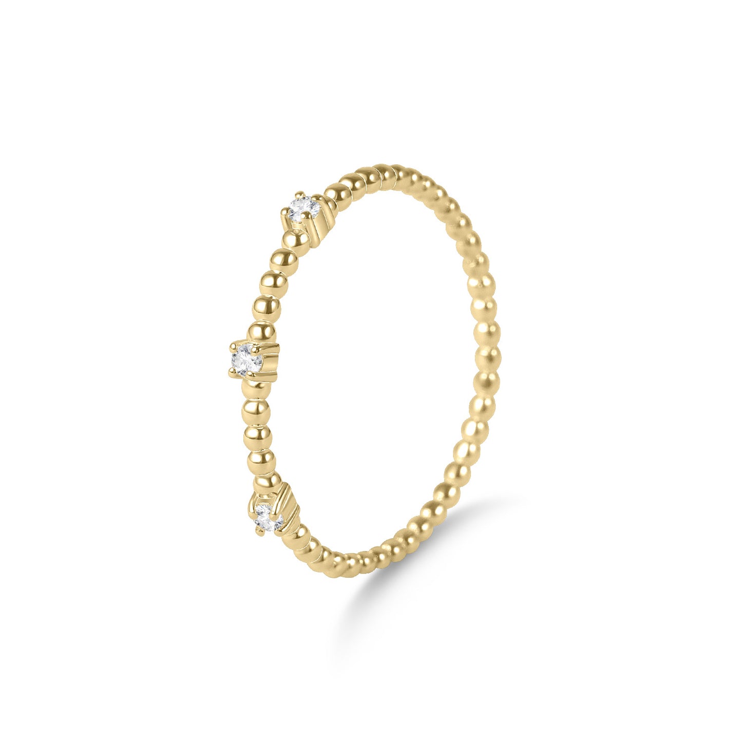 Light Luxury Design Sense S925 Silver Moissanite Stacked Ring