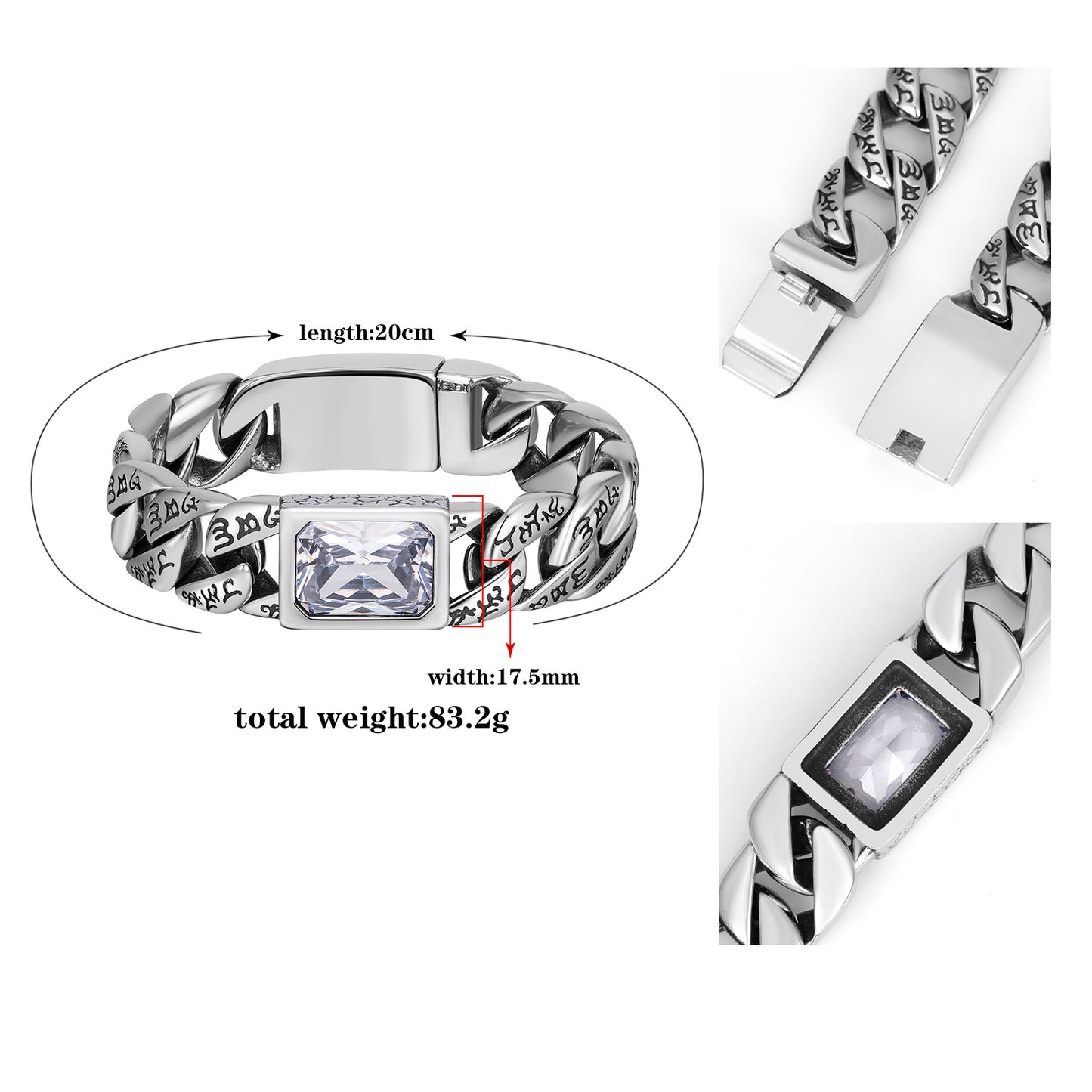 Zircon Bracelet - Luxury Gift For Him