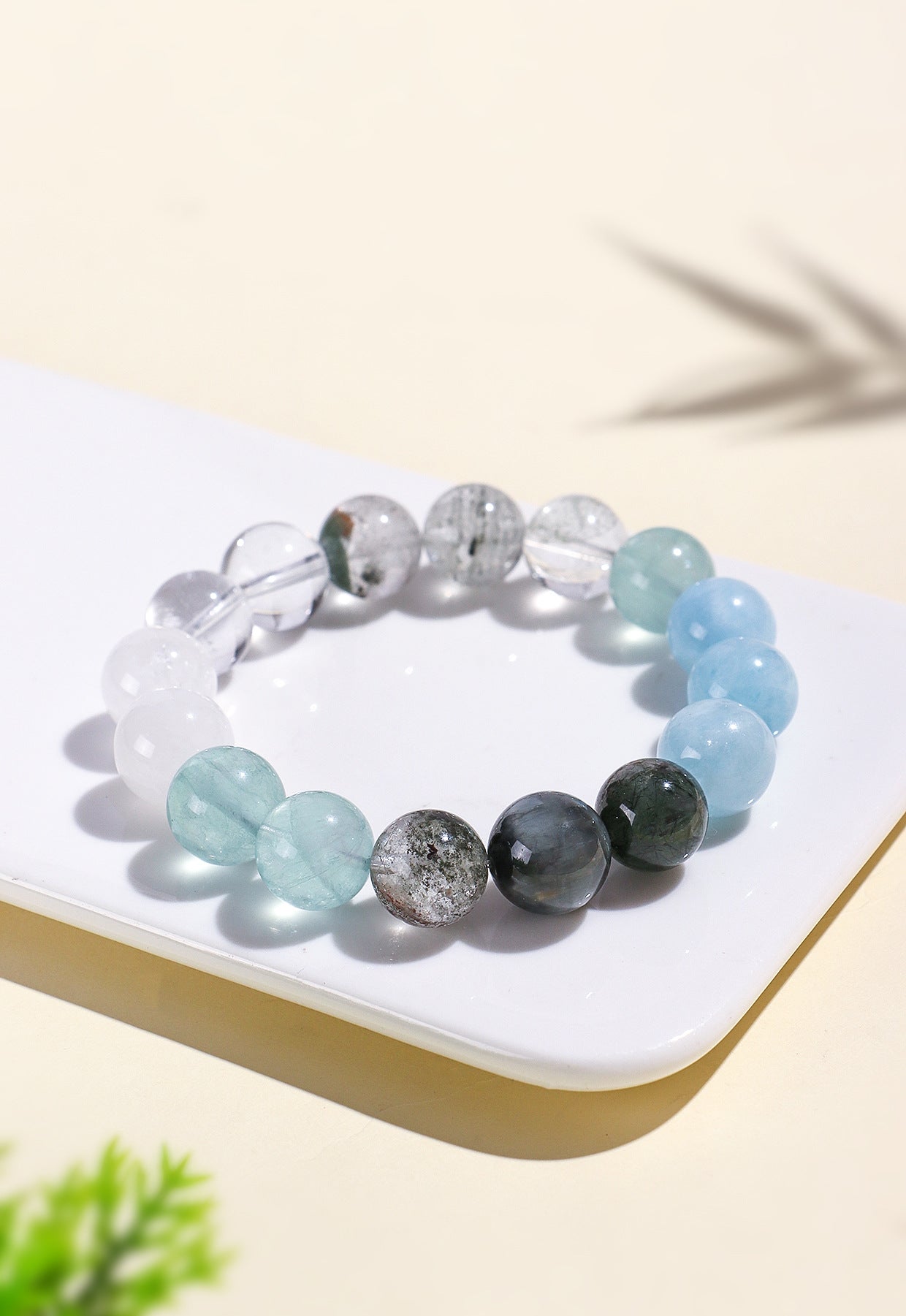Planderful Fortune's Favor Bracelet – Elegant Lavender Amethyst and Aquamarine Design