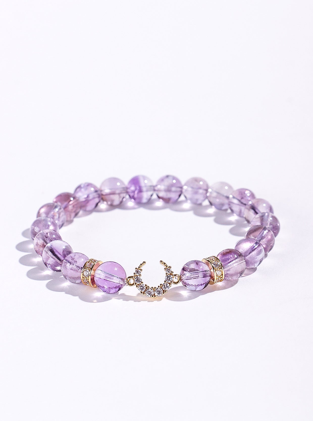 Planderful Fortune's Favor Bracelet – Elegant Crystal Moon and Star Design